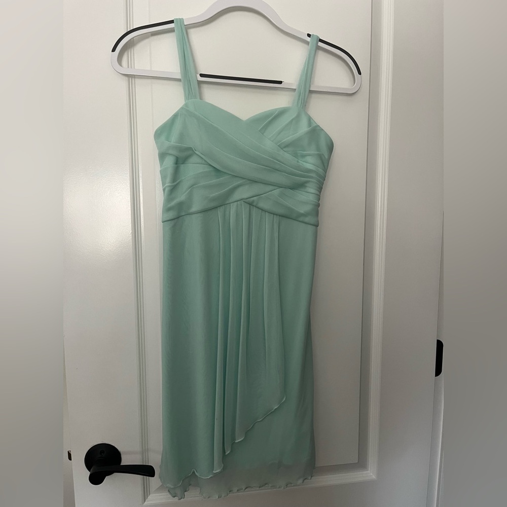 Kids Teal Formal Dress